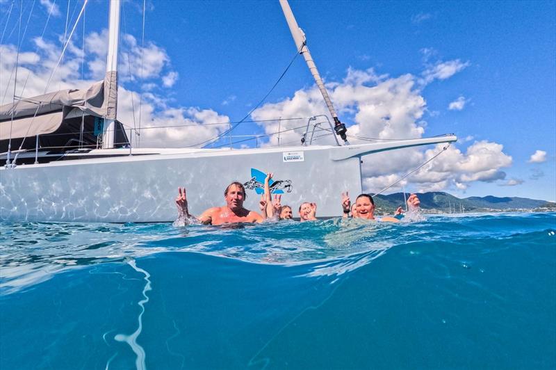 Ocean Crusaders take a dip between races waiting for breeze to fill in - photo © Andrea Francolini / ABRW