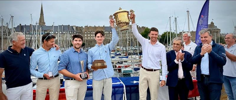 Sun Hill IV with the King Edward VII Challenge Cup in the 2026 Cowes Dinard St Malo Race - photo © Paul Wyeth / RORC