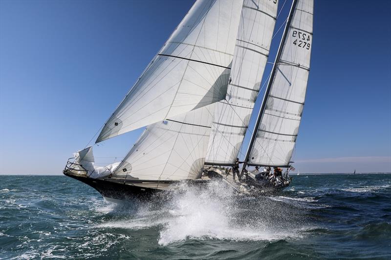 Pen Duick III during the 2026 Cowes Dinard St Malo Race - photo © Paul Wyeth / RORC