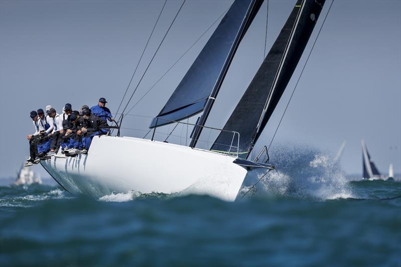 Botin 52 Ino Veritas during the 2026 Cowes Dinard St Malo Race - photo © Paul Wyeth / RORC