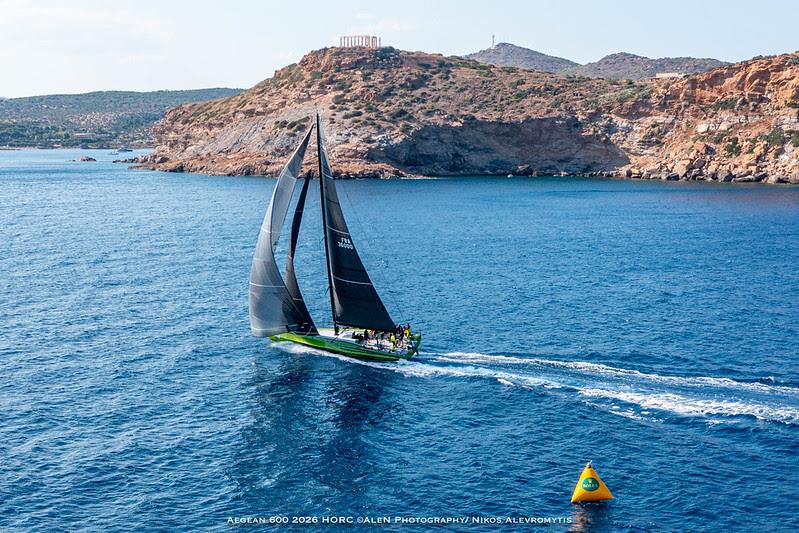 DAGUET 5 finishes the 2026 AEGEAN 600 - photo © Nikos Alevromytis / Alen Photography