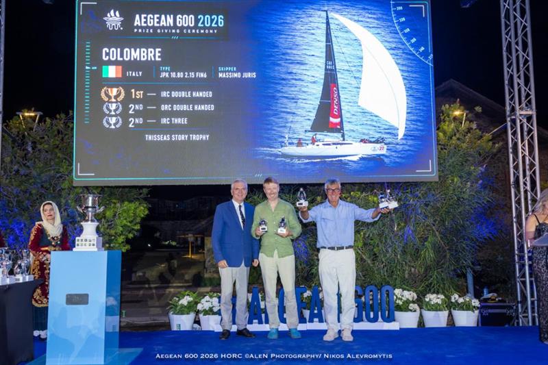 Massimo Juris & Pietro Luciani were double handed winners in IRC on COLOMBRE - photo © Nikos Alevromytis / Alen Photography