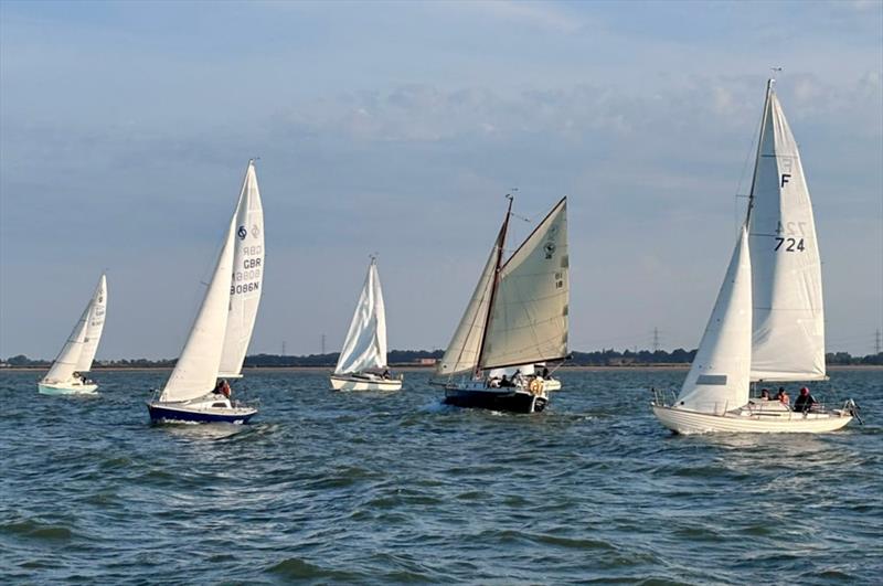 Monday Night Rookie Race at West Mersea YC photo copyright WMYC taken at West Mersea Yacht Club and featuring the IRC class