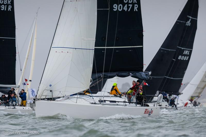 2026 RORC Easter Challenge Day 1 - Chris Shipman's J/109 Rioja photo copyright Paul Wyeth / RORC taken at Royal Ocean Racing Club, Cowes and featuring the J109 class