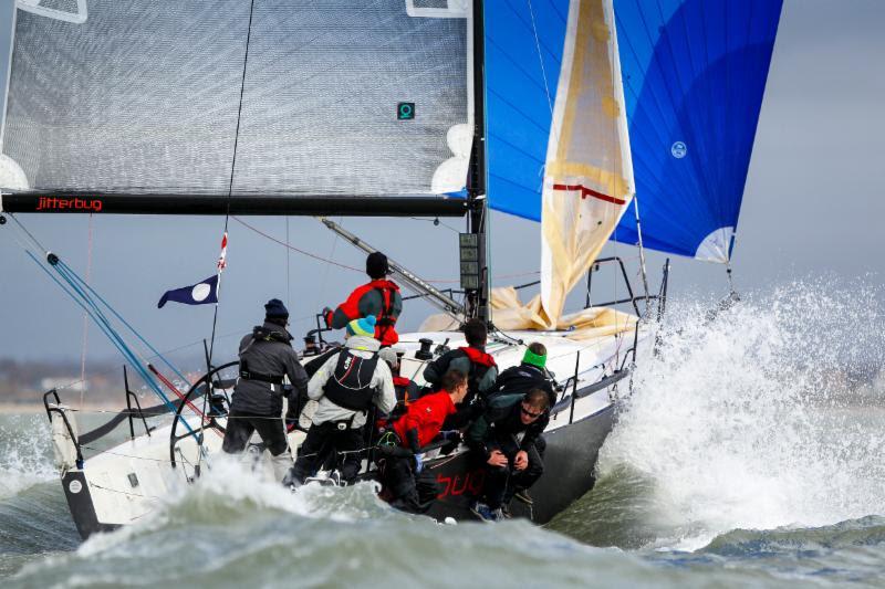 Cornel Riklin's J/111 Jitterbug photo copyright Paul Wyeth taken at Royal Ocean Racing Club and featuring the J111 class