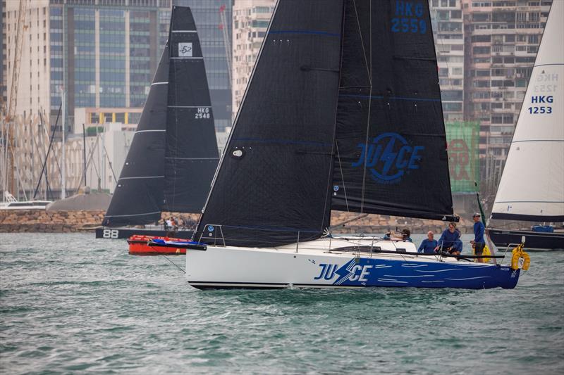 Juice - Rolex China Sea Race 2023 - Day 2 photo copyright RHKYC taken at Royal Hong Kong Yacht Club and featuring the J/122 class