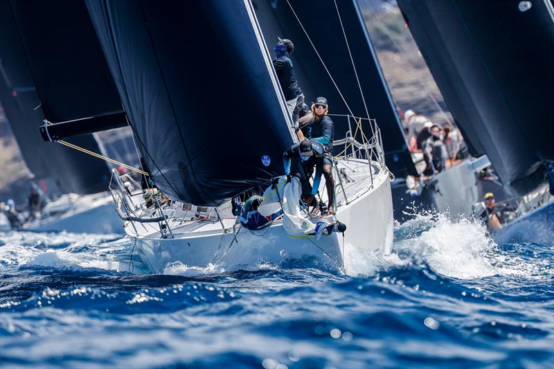Zidane Martin and Malik Charles from Y2K are competing on Pamala Baldwin's J/122 Liquid (ANT) on day 2 at Antigua Sailing Week 2023 photo copyright Paul Wyeth / www.pwpictures.com taken at Antigua Yacht Club and featuring the J/122 class