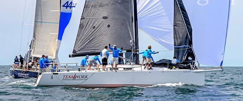 Block Island Race Week 2023 photo copyright Stephen R Cloutier taken at Storm Trysail Club and featuring the J/122 class
