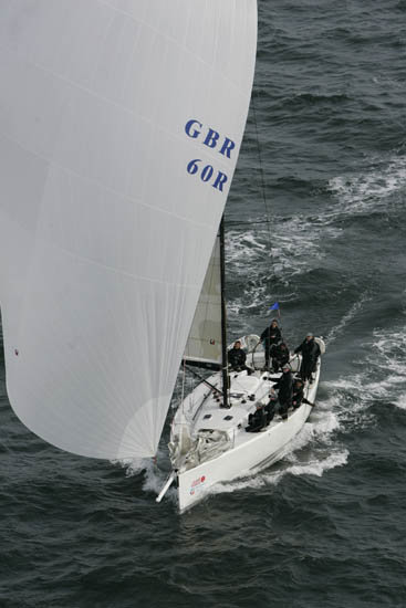 Jonathan and Lisa Goring's J/133 'Jeronimo' wins IRC1 convincingly at Spi Ouest 2005 photo copyright J M Liot taken at  and featuring the J133 class