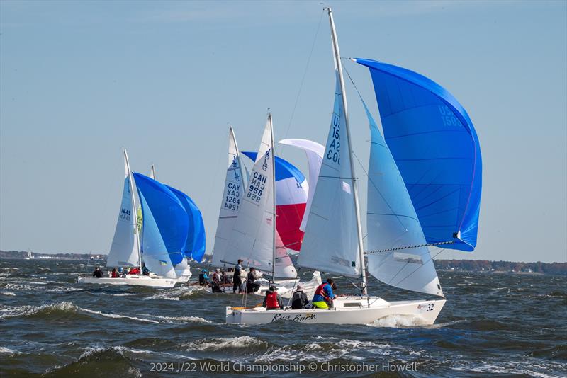 2024 J/22 World Championship photo copyright Christopher Howell taken at Eastport Yacht Club and featuring the J/22 class