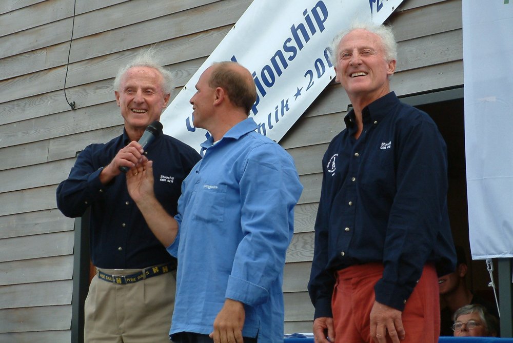 The Jardine twins celebrate their 70th birthdays at the J/24 World Championships - photo © Frank Kuhlmann