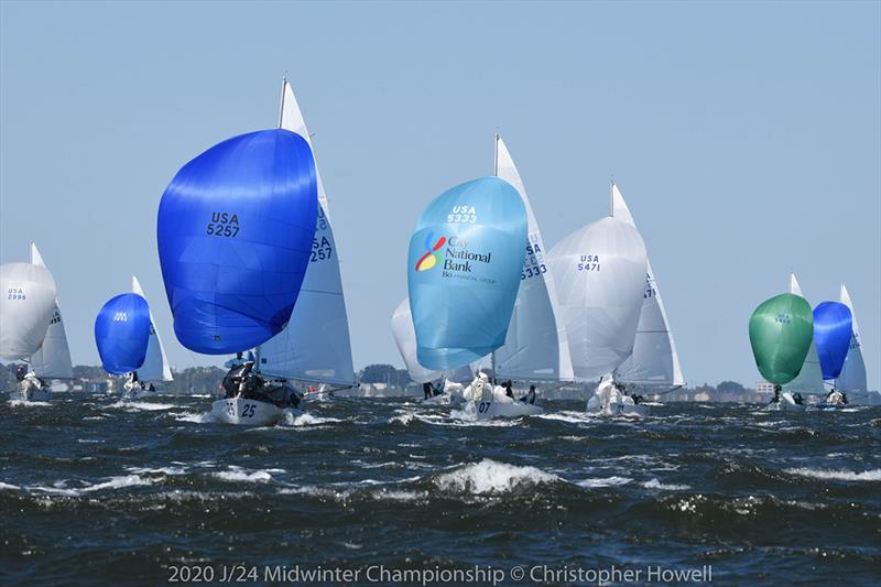 Day 2 - 2020 J/24 Midwinter Championship - photo © Christopher Howell