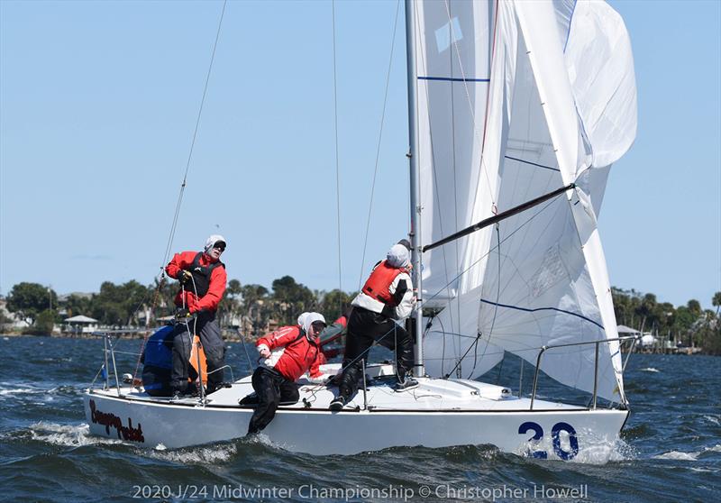 Day 2 - 2020 J/24 Midwinter Championship - photo © Christopher Howell