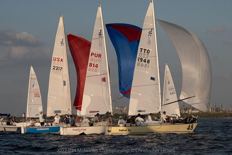 2022 J/24 Midwinter Championship - Day 2 - photo © Christopher Howell