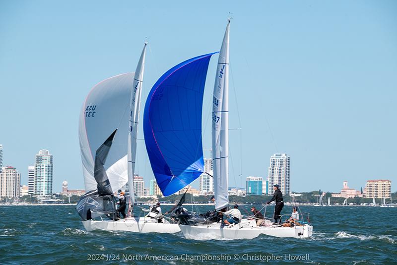 2024 J/24 North American Championship photo copyright Christopher Howell taken at St. Petersburg Yacht Club, Florida and featuring the J/24 class