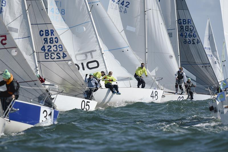 J/24 Worlds in Plymouth, UK - Day 5 photo copyright Joe Woodyear & Chambers film & media taken at Plym Yacht Club and featuring the J/24 class