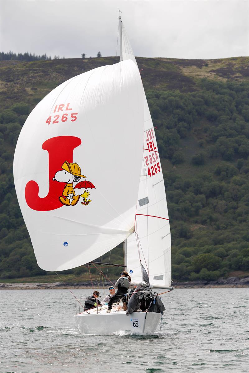 Snoopy's J on day 3 of Jura Scottish Series 2026 - photo © Andrew Wallace Photography