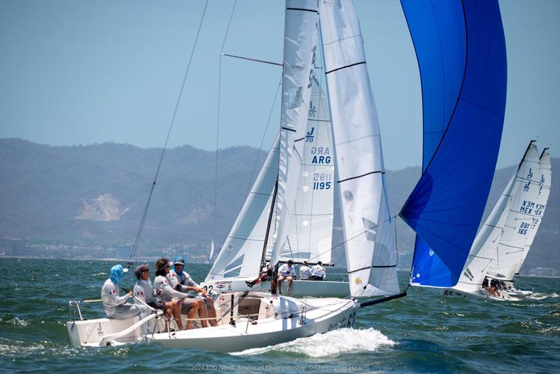 2024 J70 North American Championships - Day 3 photo copyright Christopher Howell taken at Vallarta Yacht Club and featuring the J70 class