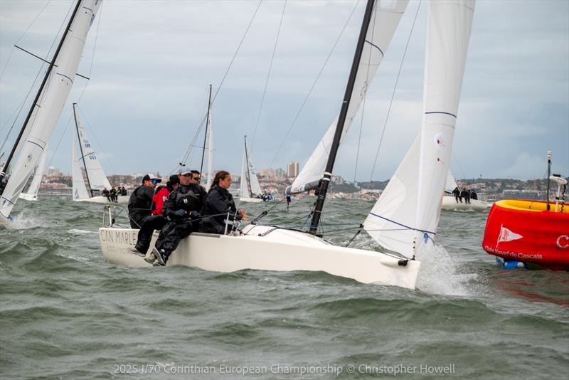 2025 J/70 Corinthian European Championship in Cascais, Portugal - Day 1 - photo © Christopher Howell