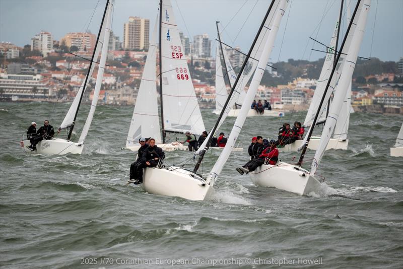 2025 J/70 Corinthian European Championship in Cascais, Portugal - Day 1 - photo © Christopher Howell