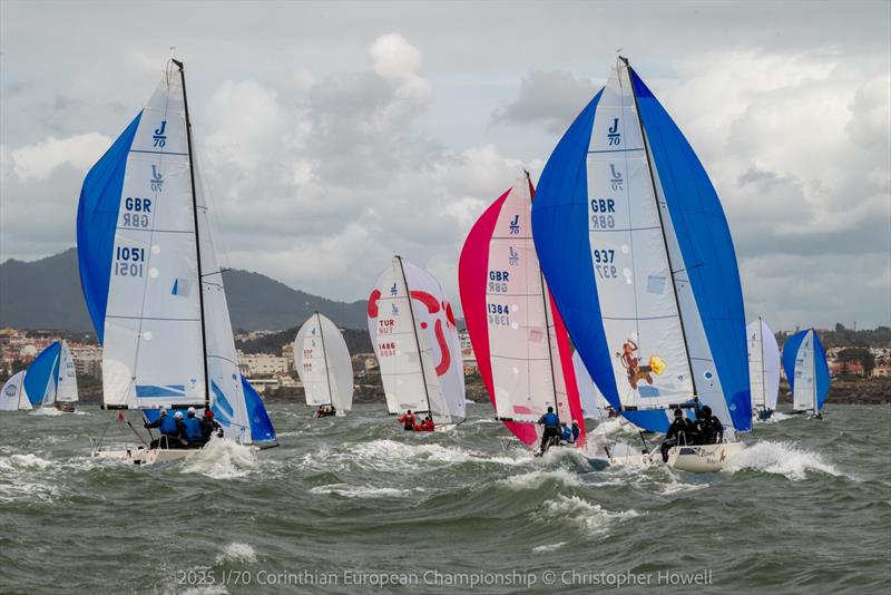 2025 J/70 Corinthian European Championship in Cascais, Portugal - Day 1 - photo © Christopher Howell