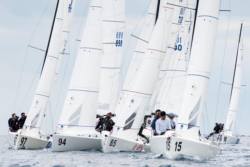 Tenzor International Cup Stage 5 Day 2 photo copyright SeaYou Agency taken at Tenzor Sailing Club and featuring the J70 class