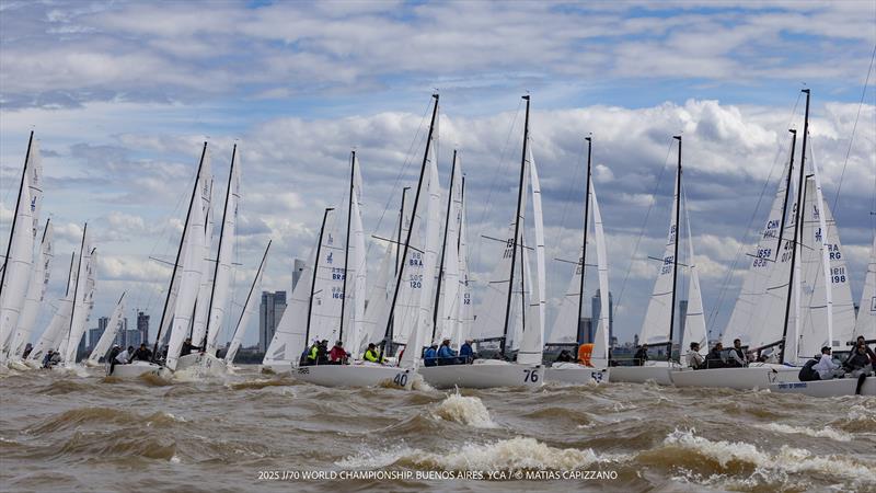 2025 J/70 World Championship - Day 3 photo copyright Matias Capizzano taken at Yacht Club Argentino and featuring the J70 class