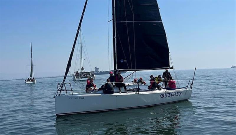 Tabea Mittman's J/88 Butcher - Red Bra Regatta 2023 photo copyright South Beach Yacht Club taken at South Beach Yacht Club and featuring the J/88 class