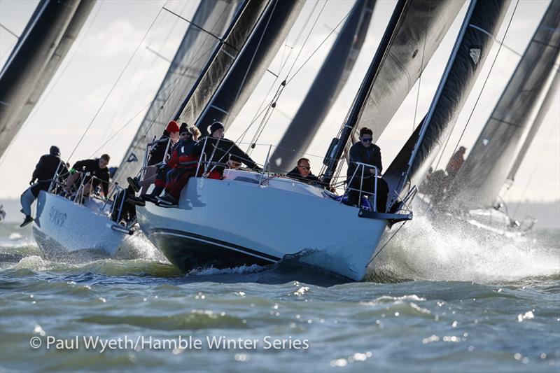 Jump 2 It, J99, during HYS Hamble Winter Series Race Week 7 - photo © Paul Wyeth / www.pwpictures.com