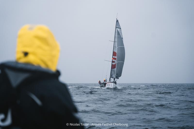 J/99 Axesail finishes the Rolex Fastnet Race - photo © Nicolas Touzé - Arrivée Fastnet Cherbourg