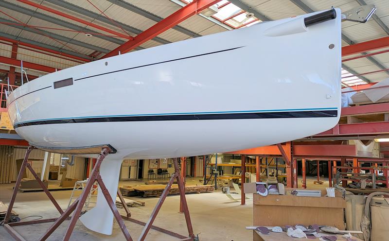 J/112E in build at J Composites photo copyright Mark Jardine taken at  and featuring the  class