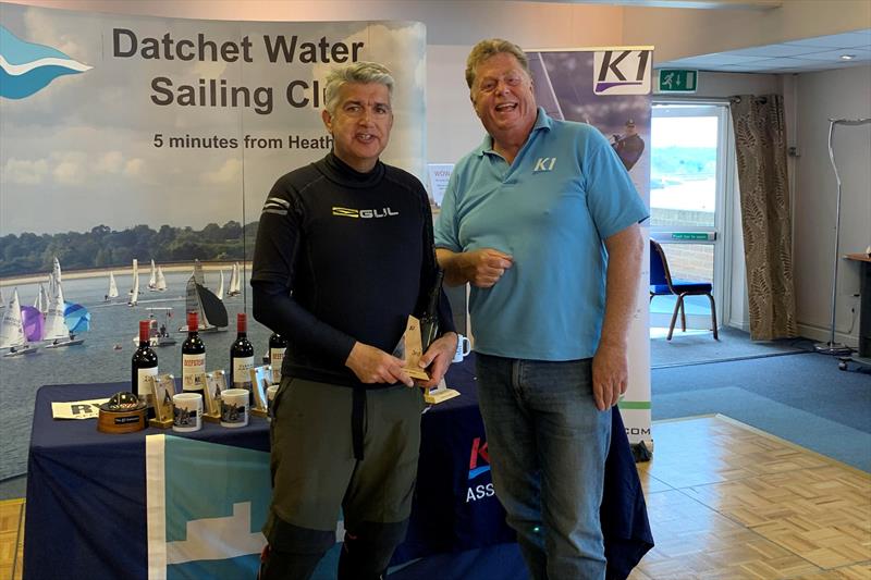 Beat your predicted place, third, Phil King - K1 open meeting at Datchet Water photo copyright DWSC taken at Datchet Water Sailing Club and featuring the K1 class