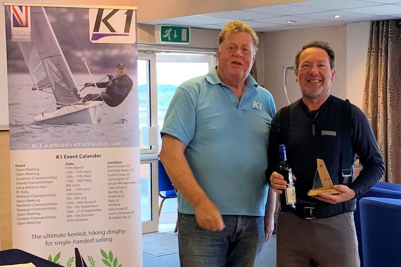 Beat your predicted place, second, Julian Leggett - K1 open meeting at Datchet Water photo copyright DWSC taken at Datchet Water Sailing Club and featuring the K1 class