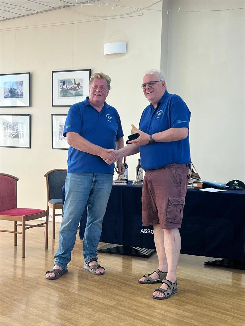 Beat Your Predicted Place Winner winner Mike Beckett during the K1 Nationals at the WPNSA photo copyright David Beer taken at Weymouth & Portland National Sailing Academy and featuring the K1 class