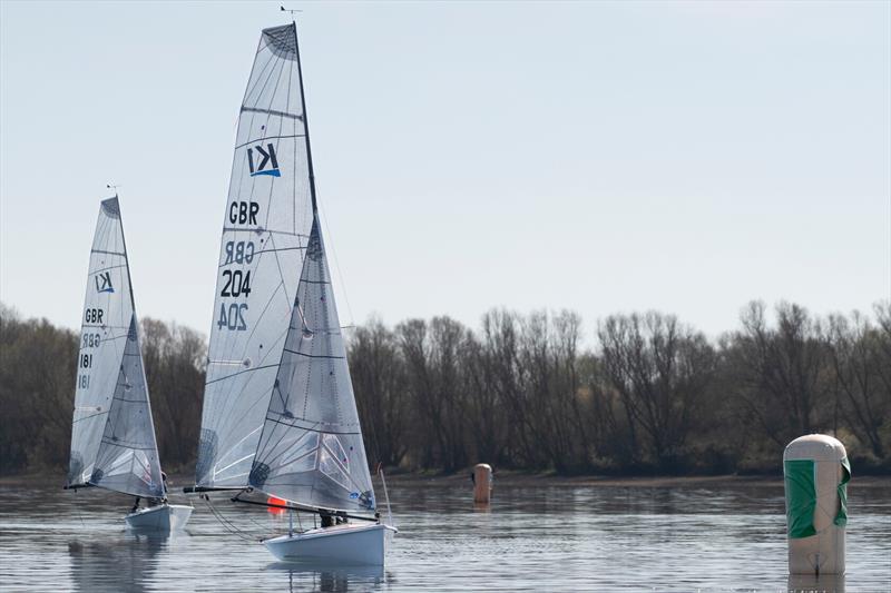 K1 class in the Ovington Inland Championships at Grafham - photo © Paul Sanwell / OPP