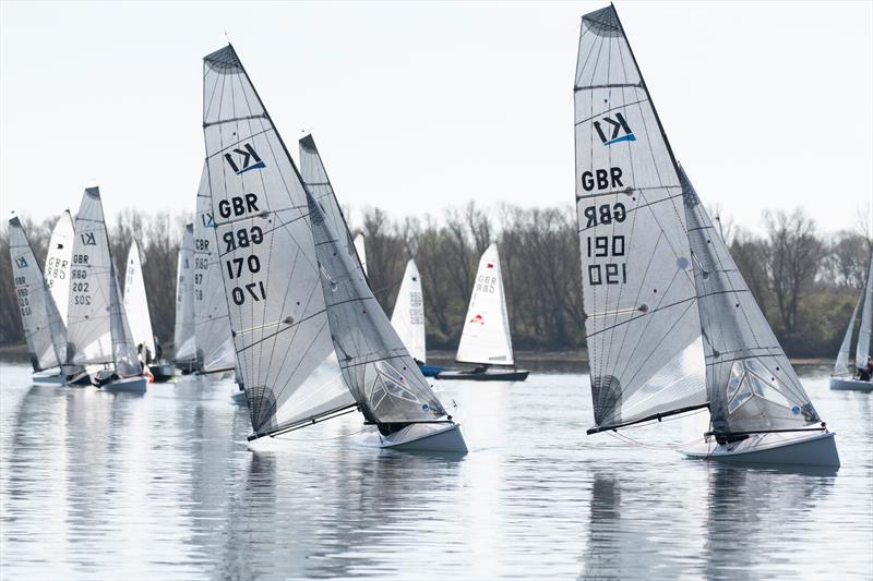K1 class in the Ovington Inland Championships at Grafham - photo © Paul Sanwell / OPP
