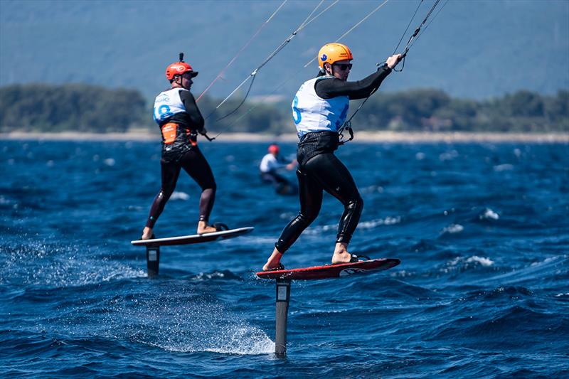 Alex Landwehr (Formula Kite) competing at French Olympic Week Hyères photo copyright Beau Outteridge / Australian Sailing Team taken at  and featuring the Kiteboarding class