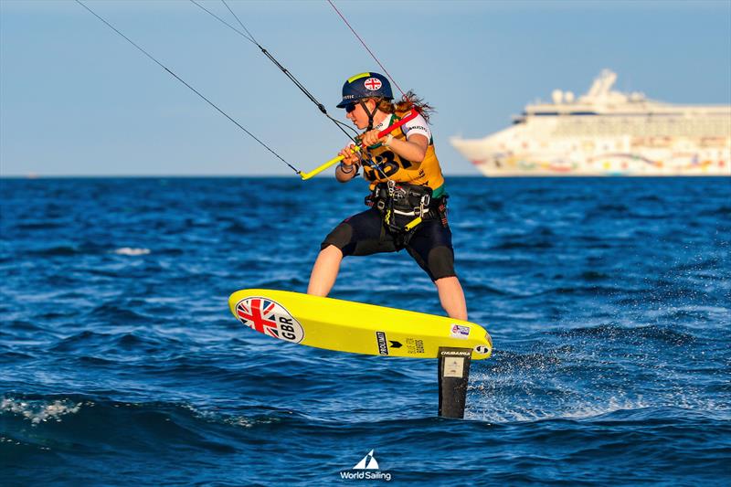 Formula Kite - Ella Geiger - 2023 Youth Sailing World Championships - photo © Fred Hoffmann / World Sailing