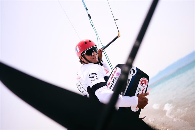 Jean Romain Morel was the only one to take a win off Ginyol - 2024 Youth and Masters' Kitefoil World Championships - photo © IKA media/ Robert Hajduk