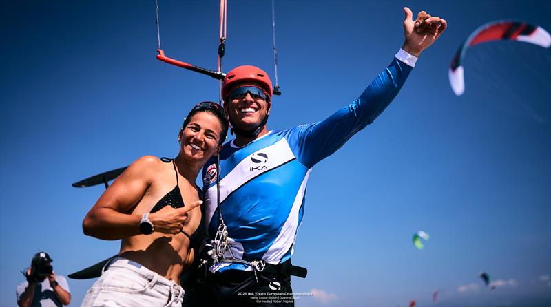 Riccardo Pianosi [ITA] successfully defended his title - 2025 IKA Youth European Championships  - photo © IKA Media / Robert Hajduk