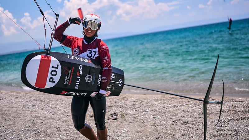 Golden Ticket race winner! - 2025 IKA Youth European Championships  - photo © IKA Media / Robert Hajduk