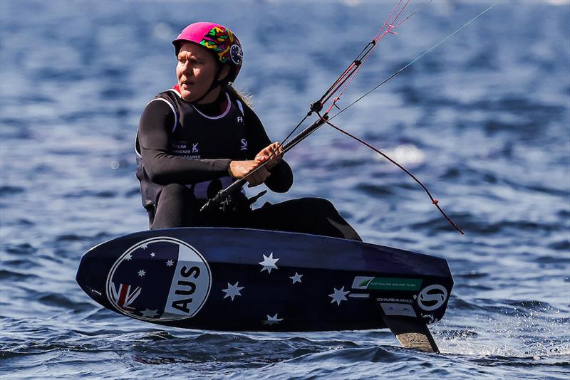 Breiana Whitehead photo copyright Sailing Energy taken at COYCH Hyeres and featuring the Kiteboarding class