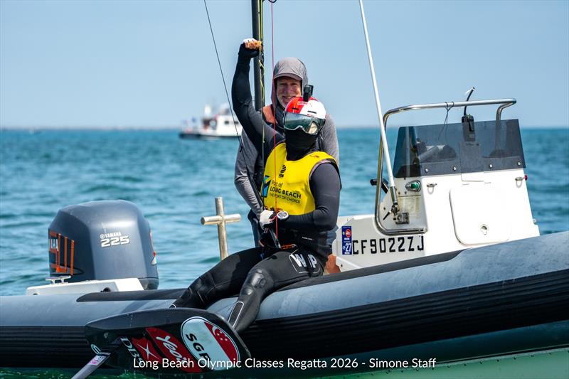 Maximilian Maeder (Singapore) - Long Beach Olympic Classes Regatta 2026 - photo © Simone Staff