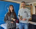 Ed Bradburn and Holly Evans finish 2nd in the Craftinsure Lark Open at Shustoke © Shustoke Sailing Club