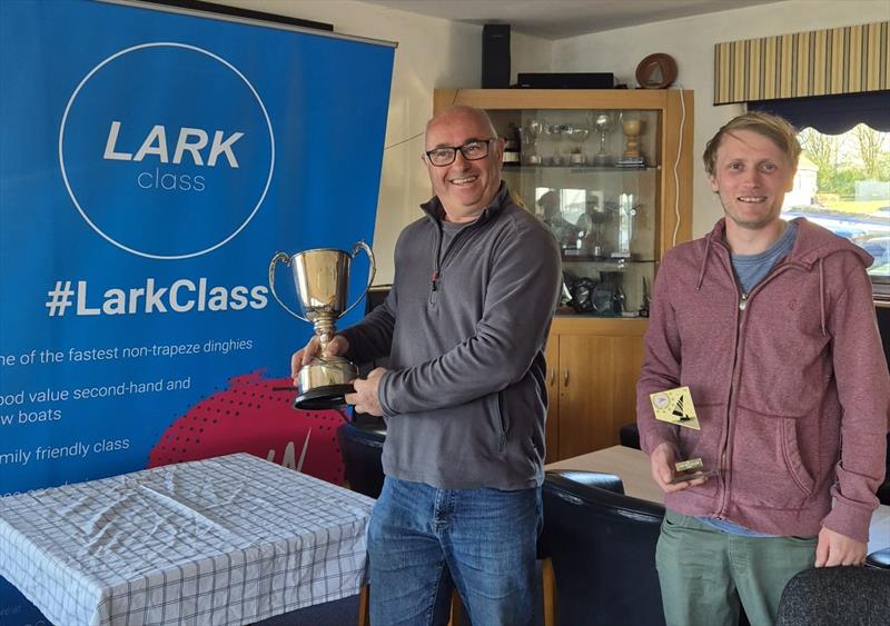 Stuart and Nick Hydon win the Craftinsure Lark Open at Shustoke - photo © Shustoke Sailing Club