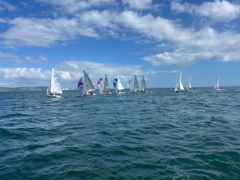 Training action during the Craftinsure Lark Youth Championship at Weymouth - photo © Sam Brearey & Tye Shuttleworth