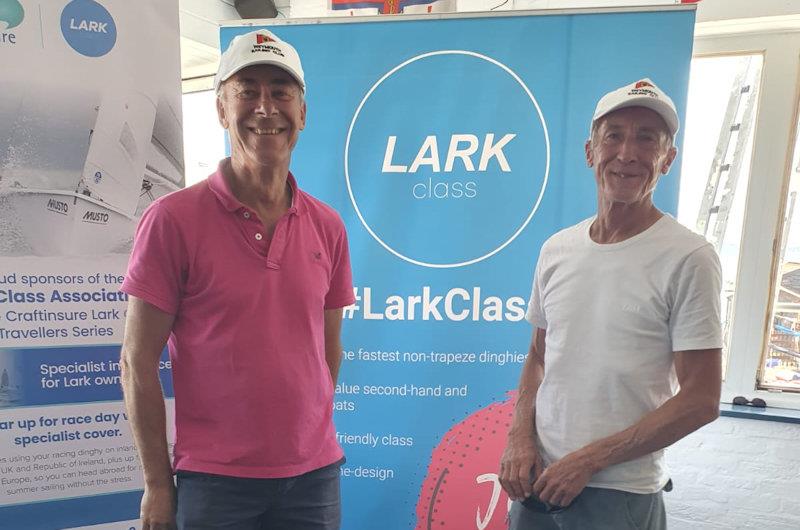 Tim Fells and Jerry Eplett, second overall - Craftinsure Lark open meeting at Weymouth SC - photo © Nigel Hufton
