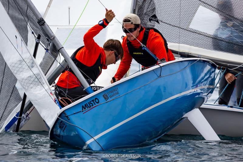 Musto Lark Nationals 2026 at Fowey day 4 - photo © Robert Deaves / www.robertdeaves.uk