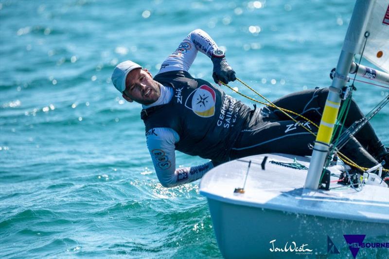 Philipp Buhl (GER) has sailed a remarkable first half of the Laser Standard World Championship regatta photo copyright Jon West Photography taken at Sandringham Yacht Club and featuring the ILCA 7 class