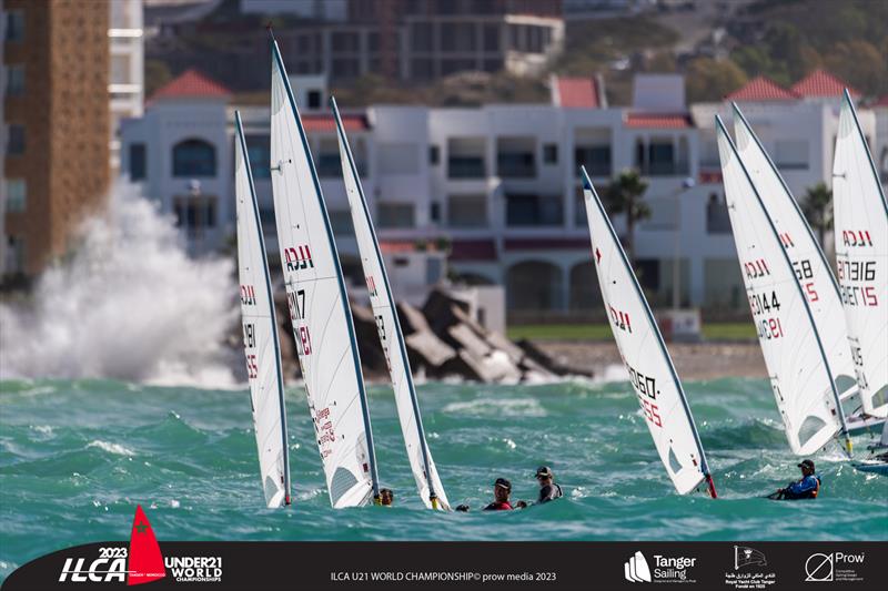 2023 ILCA U-21 Sailing World Championships at Tangier, Morocco Day 4 photo copyright Prow Media taken at Royal Yacht Club de Tangier and featuring the ILCA 7 class